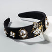 Fashion Inlaid Rhinestone pearl Headband dress headpiece
