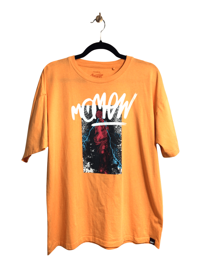 PULL & BEAR Women T-Shirts Regular fit in Orange - L