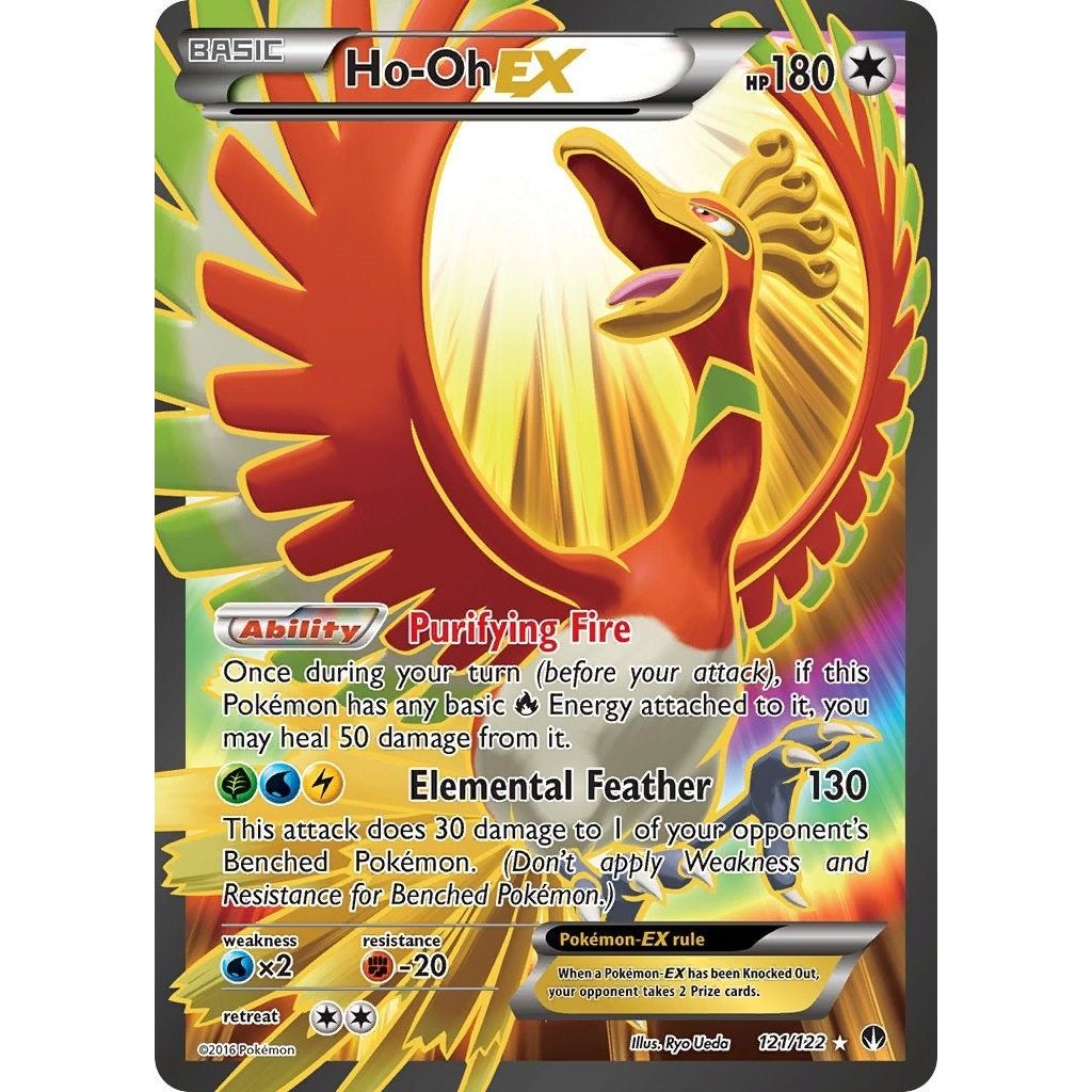 Ho-Oh EX (Full Art) (121/122) (BKP)