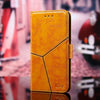 Samsung S10 creative Leather Protective  phone case