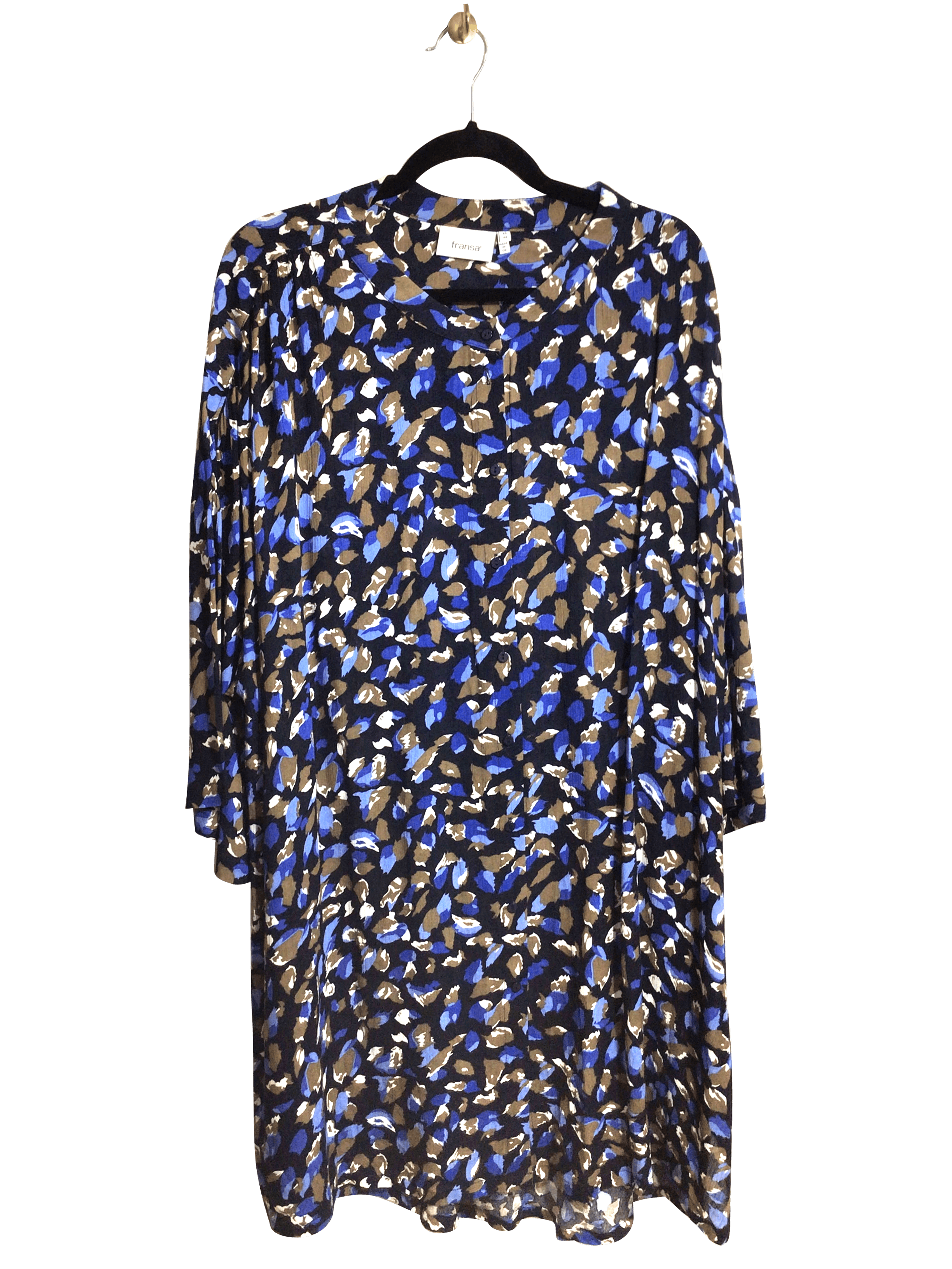 FRANSA Women Midi Dresses Regular fit in Blue - 46