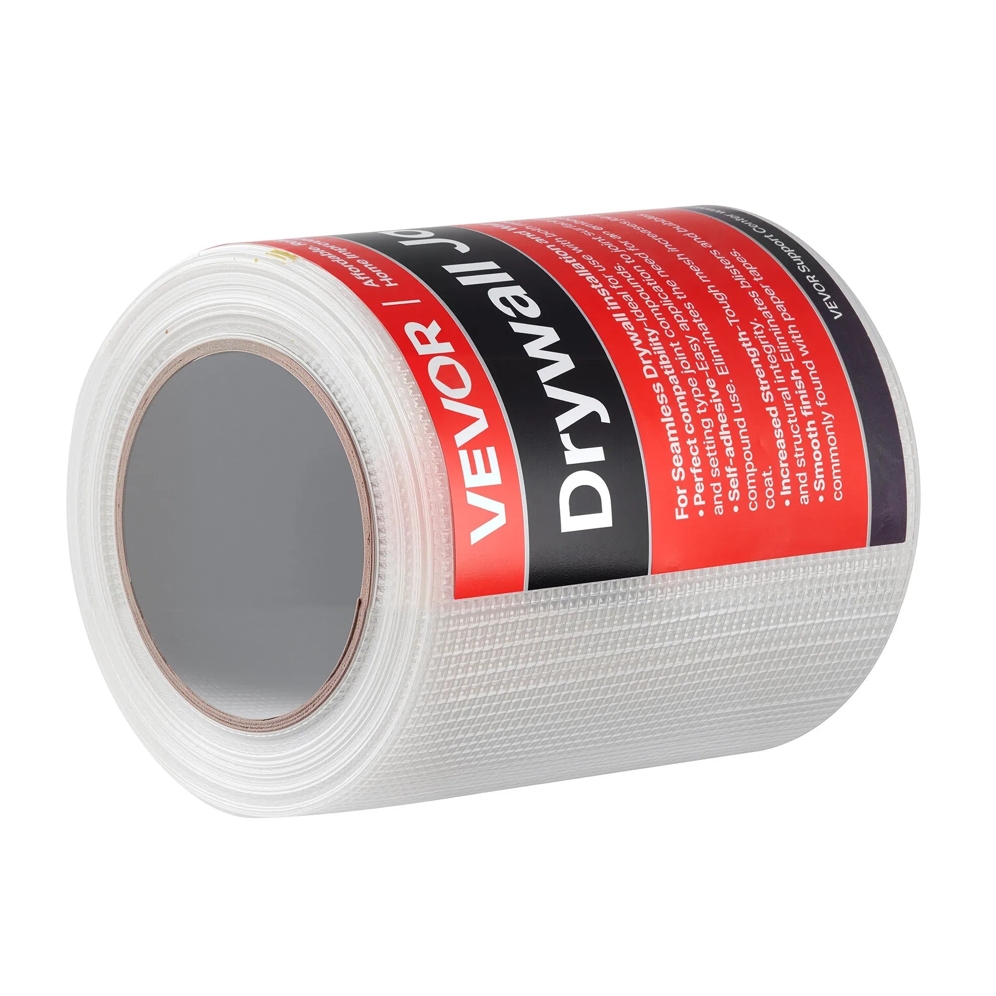VEVOR 12 Rolls 98.43 ft x 5.91 inch Self-Adhesive Fiberglass Drywall Mesh Tape