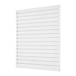 VEVOR 4 x 4 ft Slat Wall Paneling PVC White Garage Slatwall with Modular Design