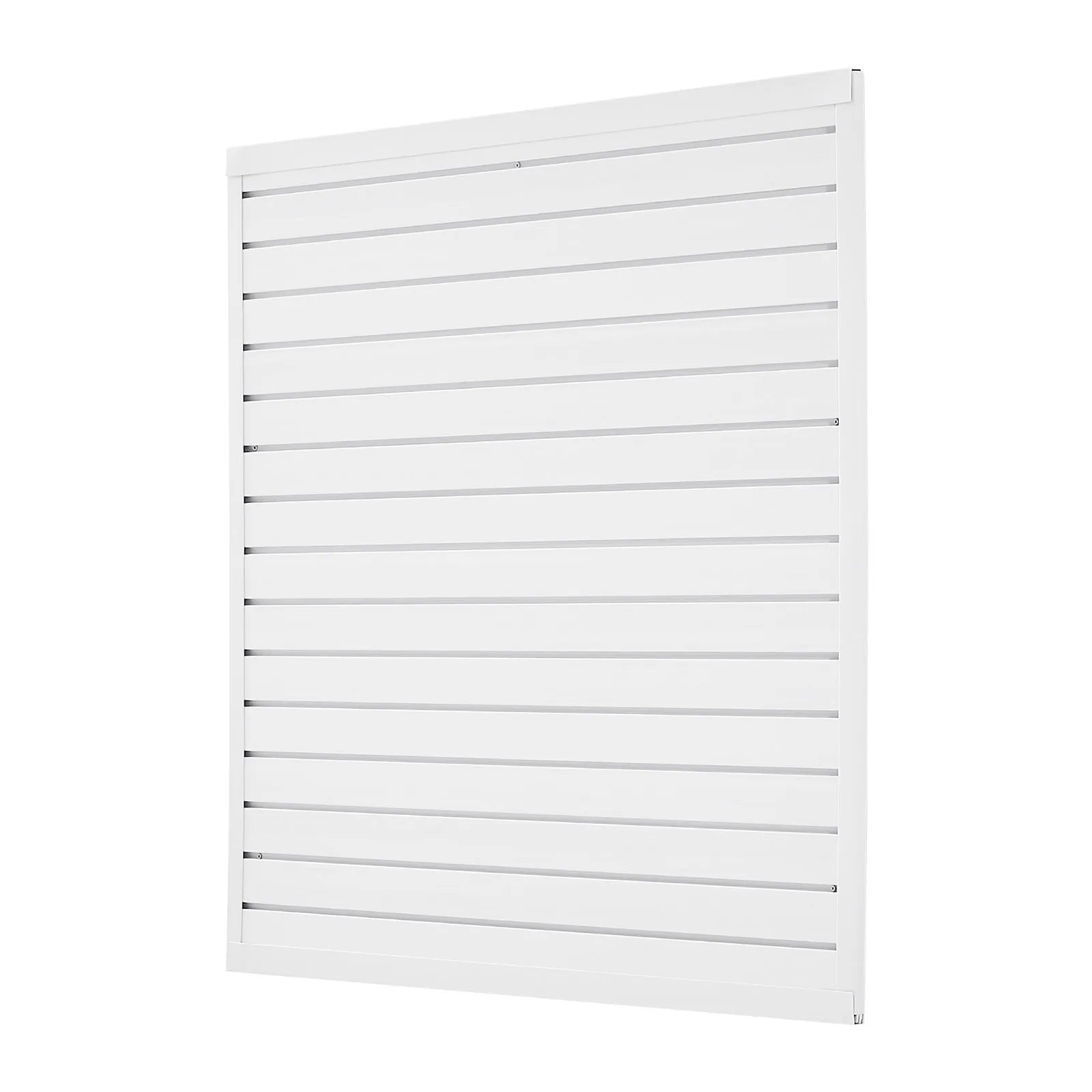 VEVOR 4 x 4 ft Slat Wall Paneling PVC White Garage Slatwall with Modular Design