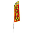 VEVOR Open Flags for Business Advertising Flags for Outside Banner Flag and Pole