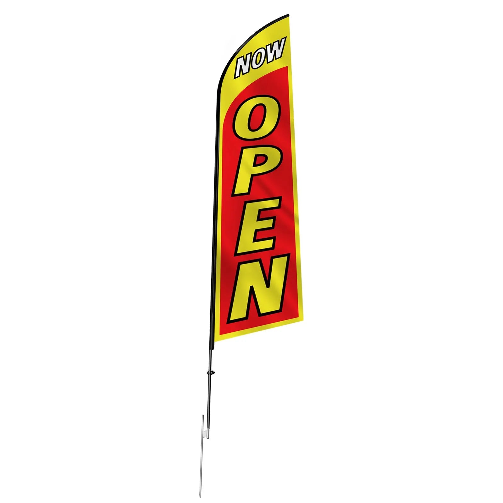 VEVOR Open Flags for Business Advertising Flags for Outside Banner Flag and Pole