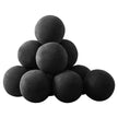 VEVOR 4 Inch 12 Pcs Ceramic Fire Balls Round Fire Stones Reusable Lava Rocks