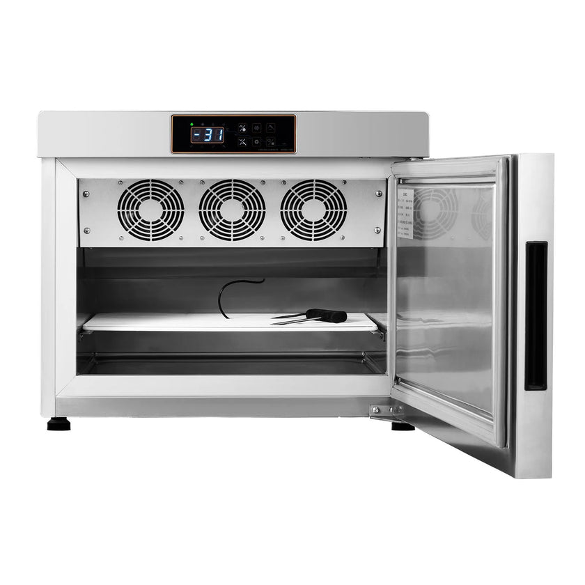 VEVOR 32L Commercial Blast Freezer 4 Trays Blast Chiller Chest Seafood Ice Cream