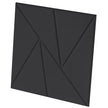 VEVOR 18 Pack Acoustic Wall Panels 11.8 x 11.8 x 0.4 inch Self-Adhesive Black