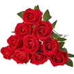 VEVOR 500 Pcs Red Roses Artificial Flowers Realistic Bouquet for Xmas Home Decor