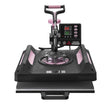 VEVOR 8 in 1 Heat Press Machine 15x15 in 30oz Tumbler Press T-Shirts Black