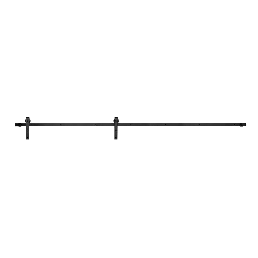 VEVOR 10FT Sliding Barn Door Hardware Kit for Single Sliding Barn Door J-shape
