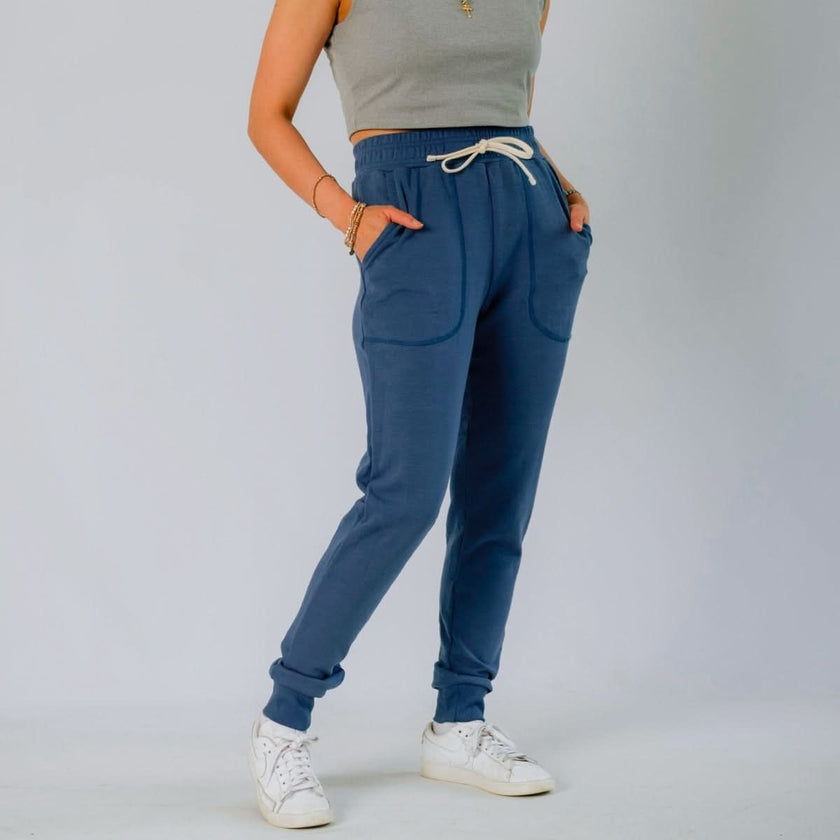Ladies' Bamboo Fleece Joggers | Navy
