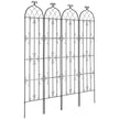 VEVOR 4 Packs Metal Garden Trellis for Climbing Plant Support 87x20 in Rustproof