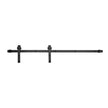 VEVOR 5FT Sliding Barn Door Hardware Kit for Single Sliding Barn Door Black