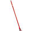 VEVOR 3T Prylever Bar 6600 lbs Capacity Steel Pry Lever Bar Heavy Duty with Wheels Prylever with 6FT Length Handle