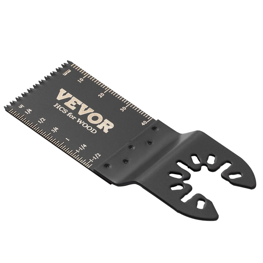 VEVOR 100PCS Oscillating Saw Blades, Quick Release Multitool Blades Kit, HCS Tool Blades for Wood Plastic, Compatible with Dewalt Dremel Fein Worx Bosch Makita Milwaukee