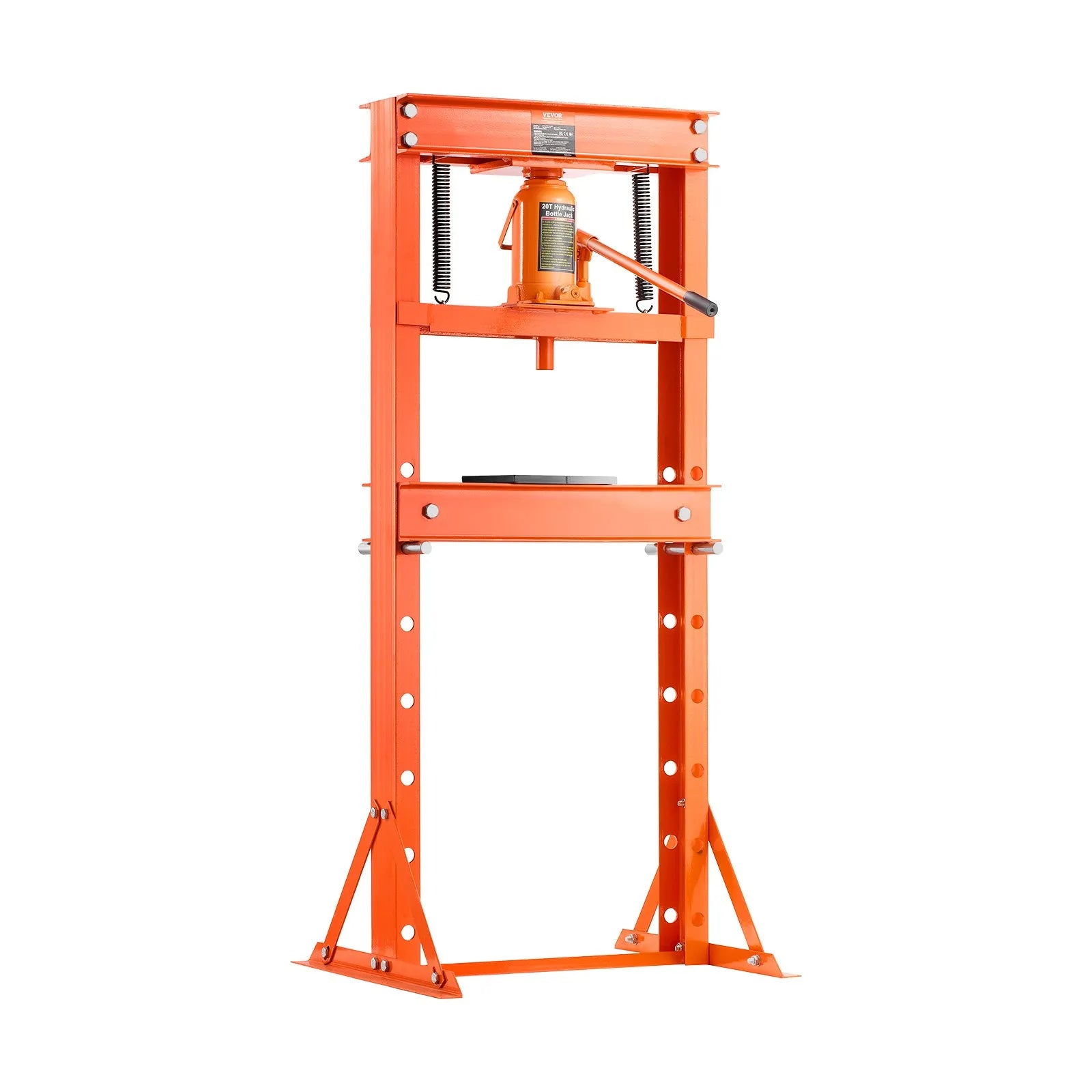 VEVOR 20 T Hydraulic Shop Press Hydraulic Press with Press Plate for Bending