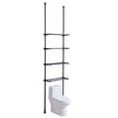 VEVOR Over the Toilet Storage 4-Tier Bathroom Shelf Rack Space Saver Organizer
