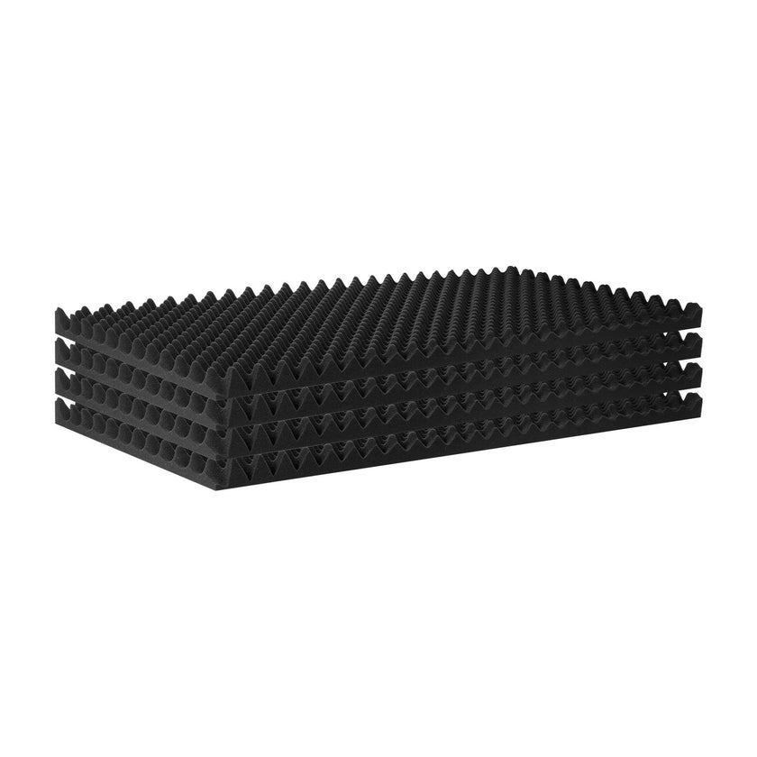 VEVOR Acoustic Foam Panels 4 Pack 48 x 24 x 2 in for Studio Wall and Ceiling