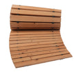 VEVOR 8 ft L x 17 in W Curved Wooden Garden Pathway Roll Out Garden Walkway