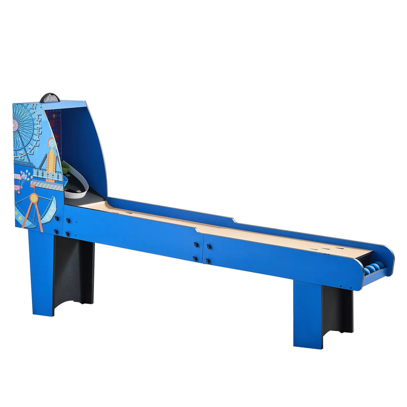 VEVOR 8 ft Roll & Score Arcade Game Table Electronic Scorer Game Room 4 Balls