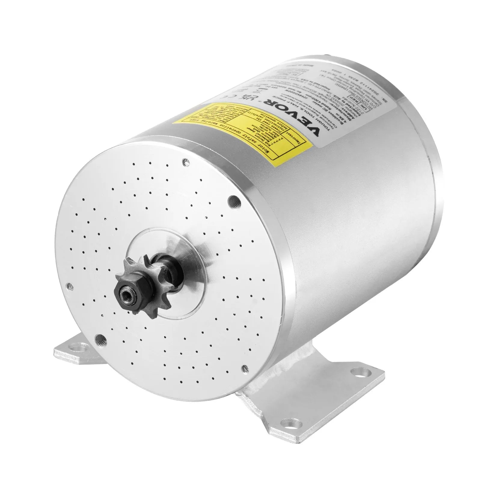 VEVOR 2000W Electric Brushless DC Motor Kit 48V 4300rpm Motor & Speed Controller