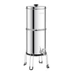 VEVOR 2.25G Gravity-fed Water Filter Countertop System Stainless Steel 2 Filters