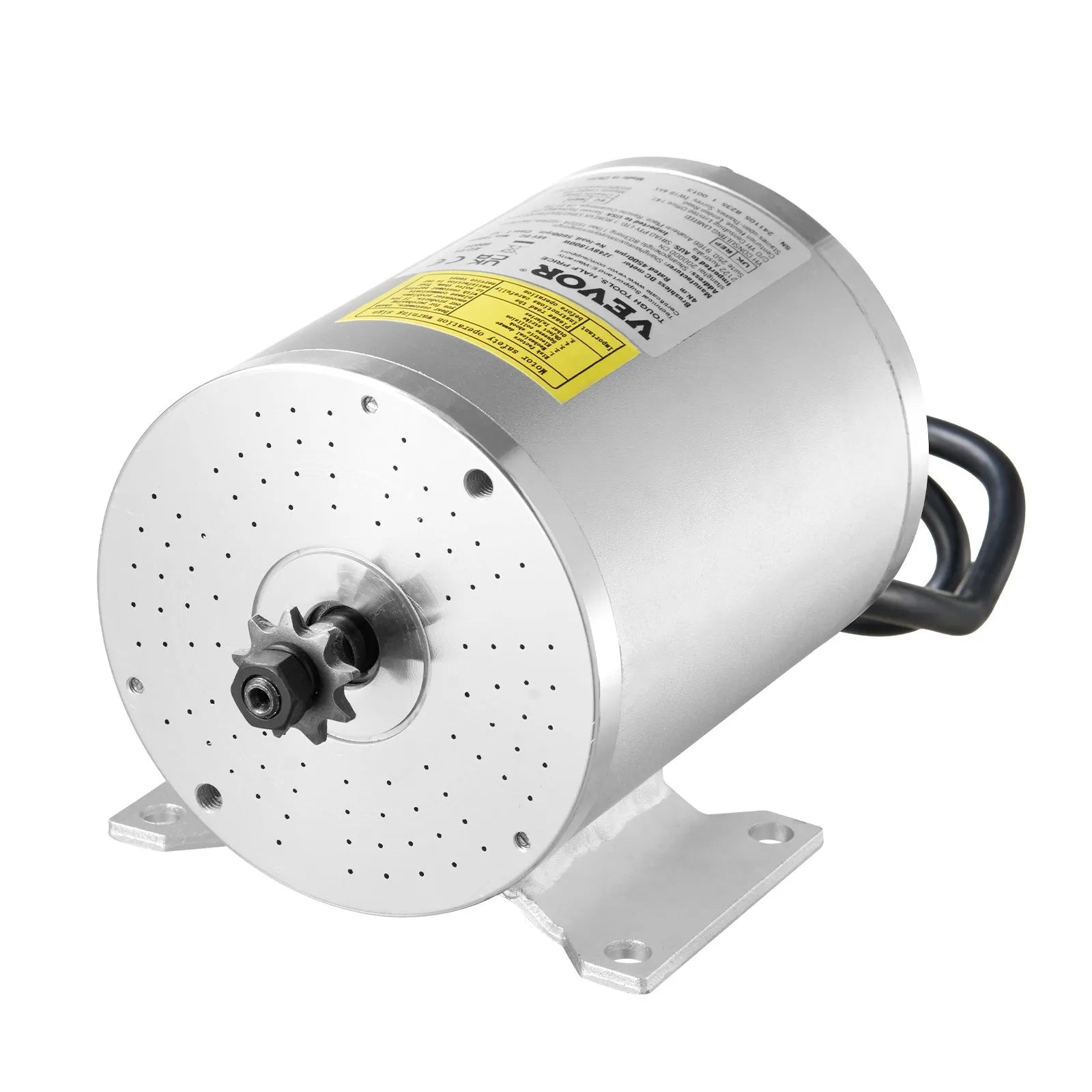 VEVOR 1800W Electric Brushless DC Motor Kit 48V 4500rpm Motor with Controller