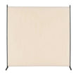 VEVOR 6FT Room Divider Single Panel Fabric Room Screen for Office Bedroom Beige