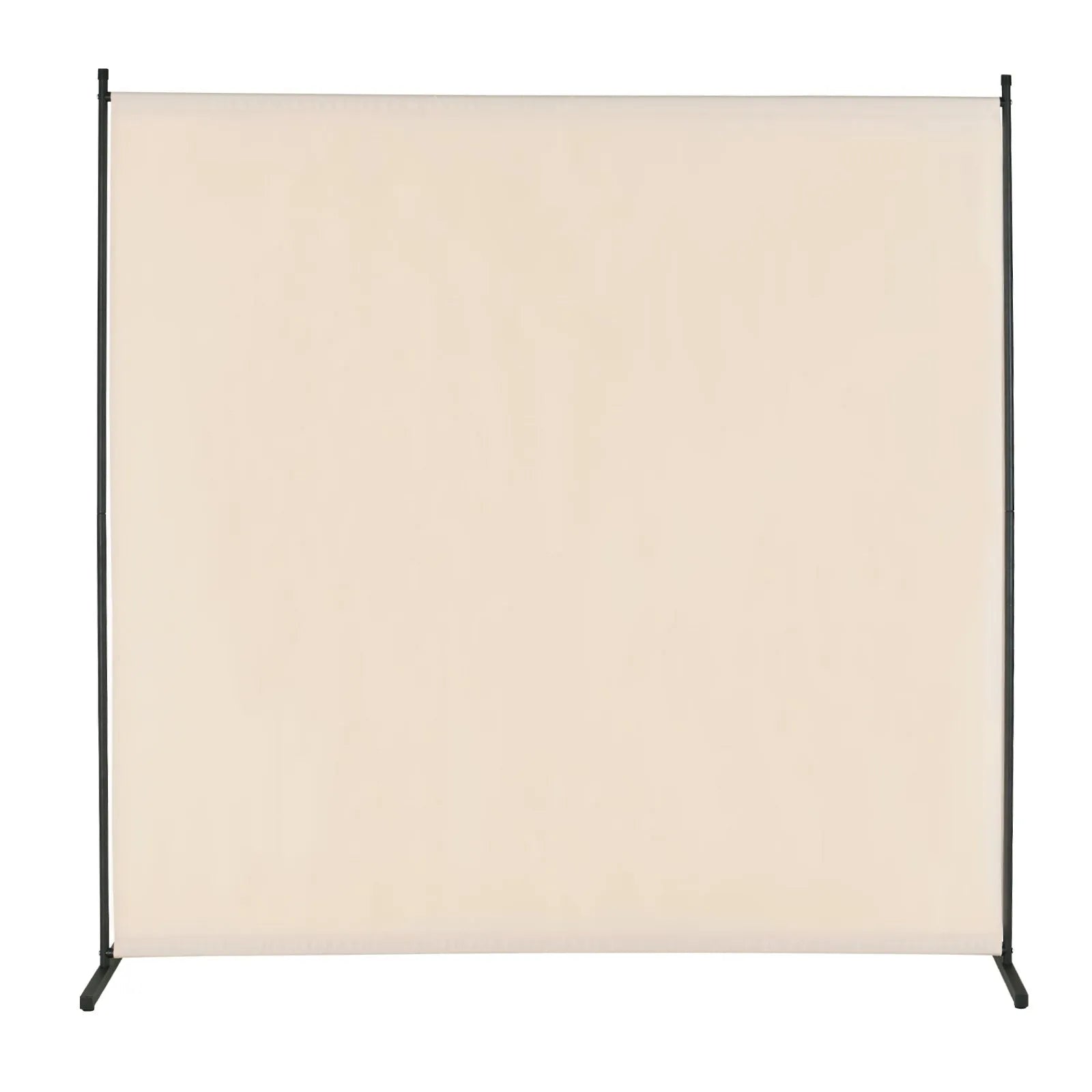 VEVOR 6FT Room Divider Single Panel Fabric Room Screen for Office Bedroom Beige