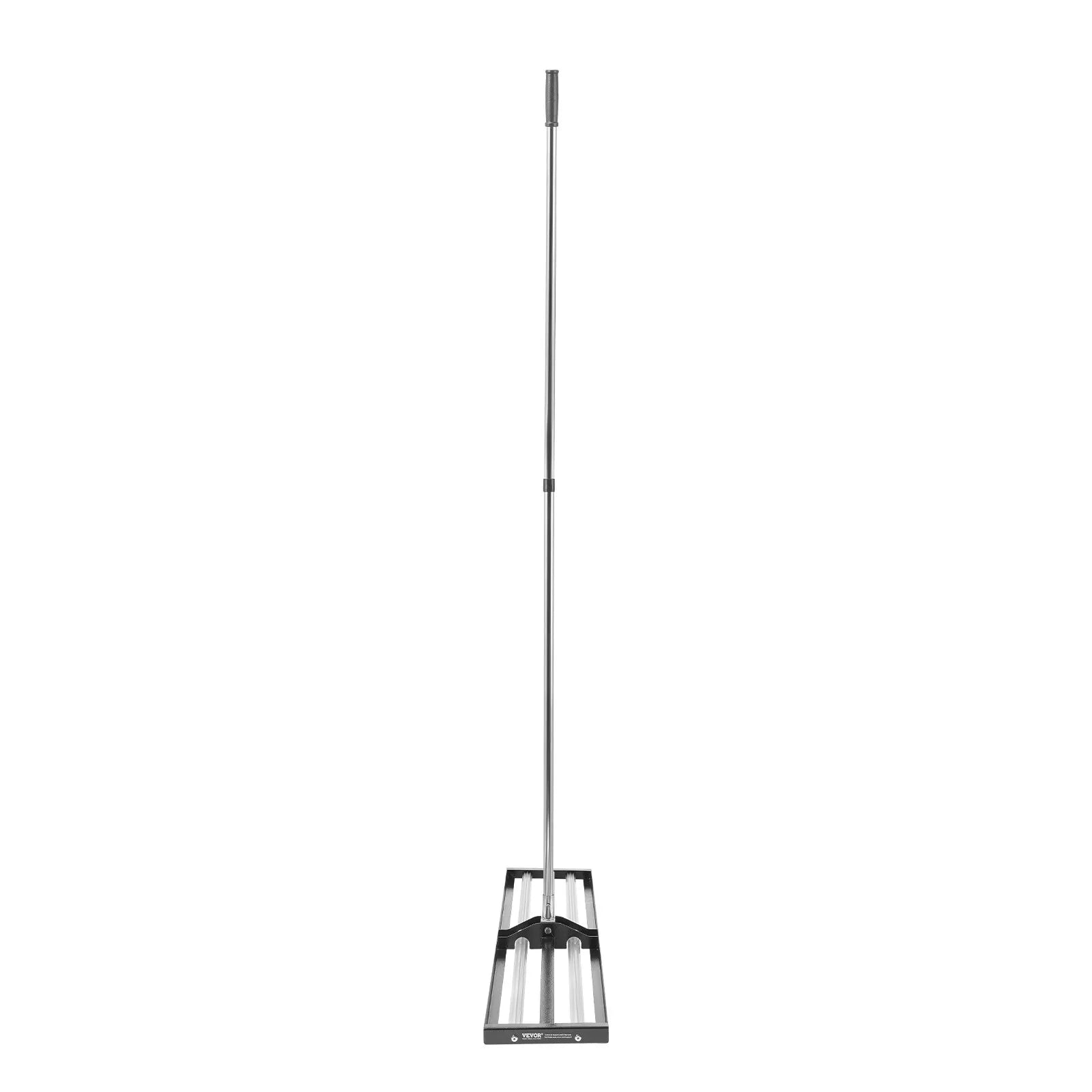 VEVOR 48x10in Lawn Leveling Rake with 83.9 in Adjustable Handle for Yard Garden