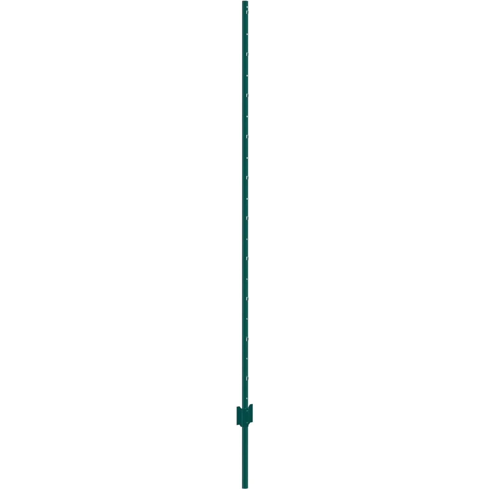 VEVOR 6 Feet Fence Post 10 Pack T-Post Heavy Duty Metal Fence Posts Green
