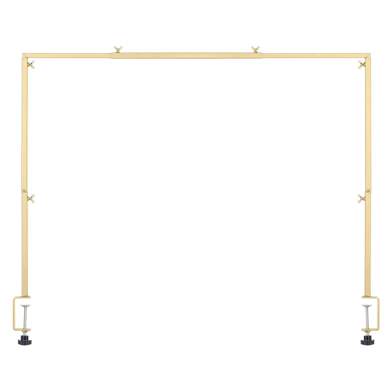 VEVOR Over The Table Rod Stand with Clamp Party Arch Frame 28-98 in L Adjustable