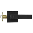 Privacy Door Handle 10 PCS Matte Black Square Door Lever Interior Reversible