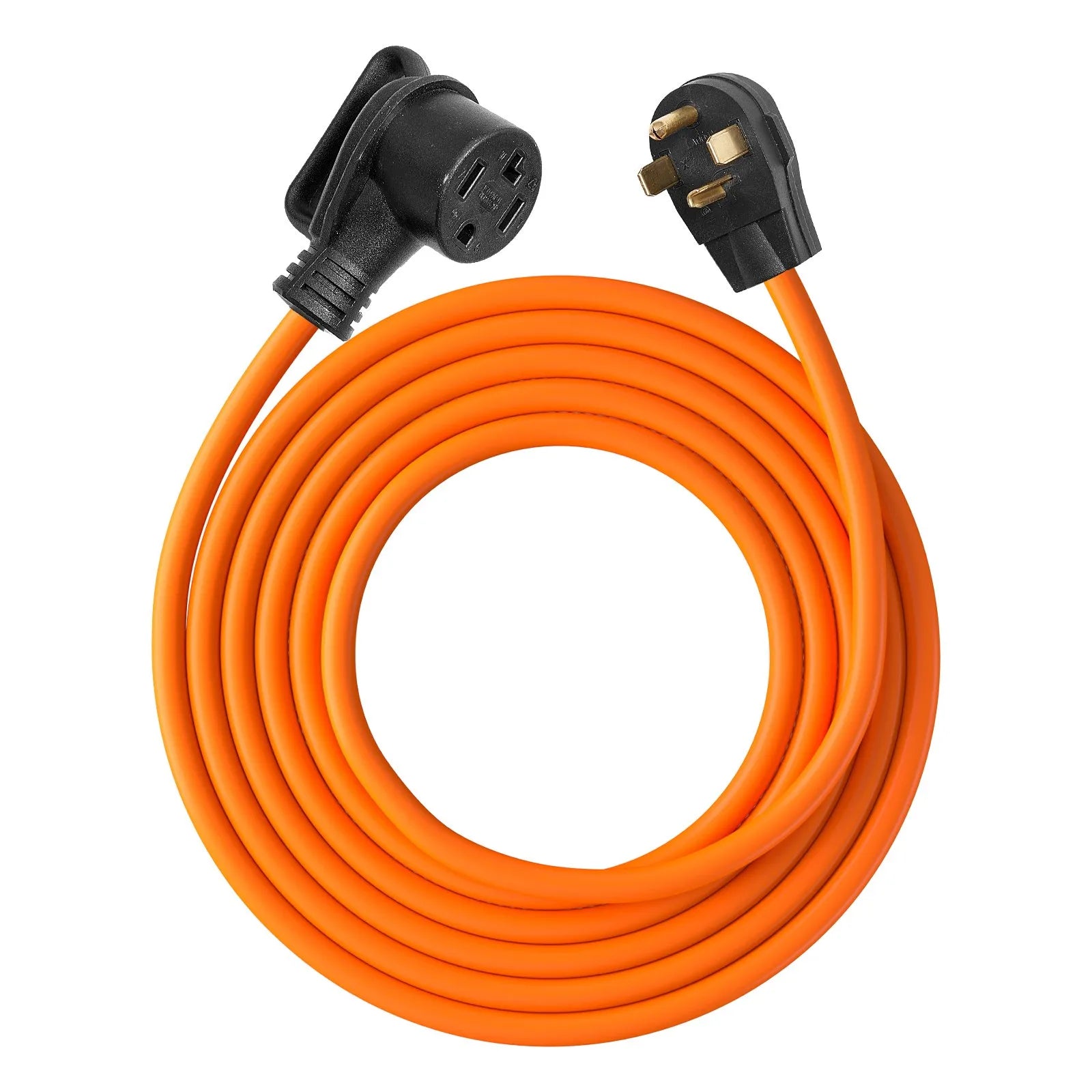 VEVOR 25 ft Dryer Extension Cord 4-Prong NEMA 14-30P to 14-30R Dryer Cord 30A