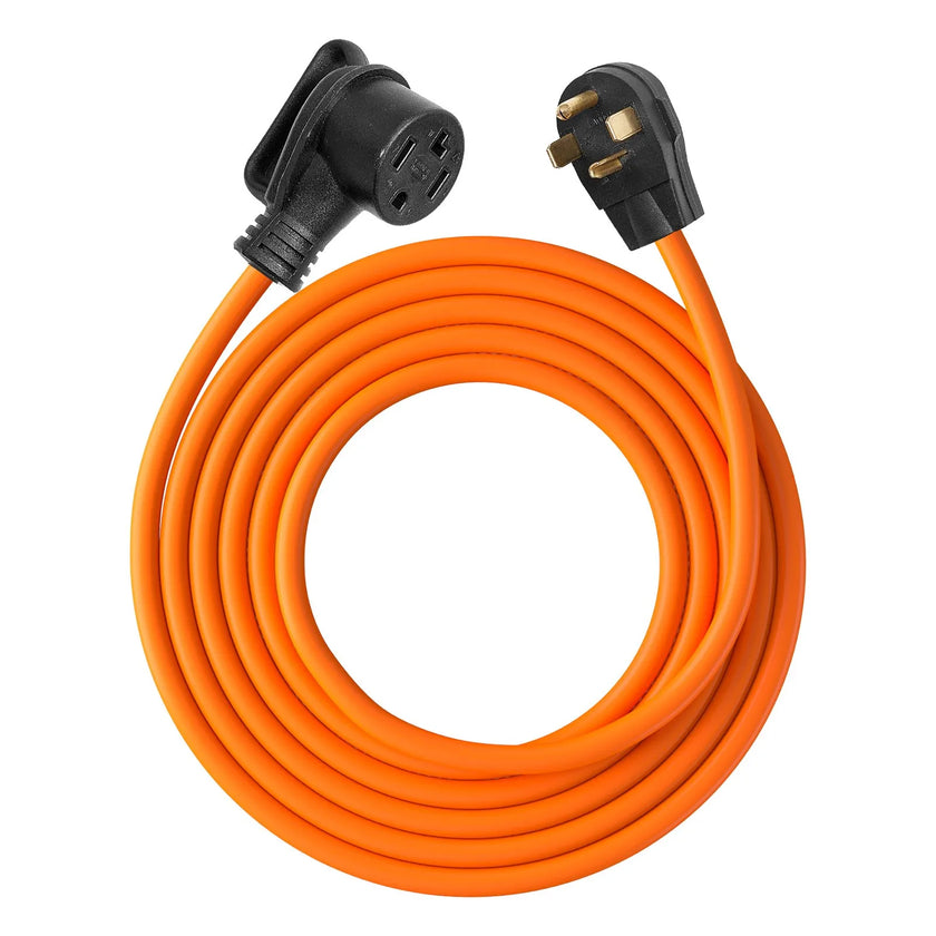 VEVOR 25 ft Dryer Extension Cord 4-Prong NEMA 14-30P to 14-30R Dryer Cord 30A