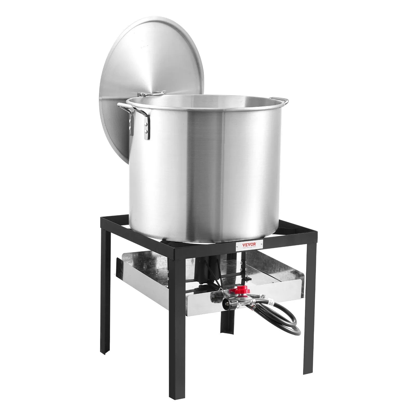 VEVOR 60 Qt Seafood Boiling Kit with Strainer Outdoor Crab Crawfish Cooking Pot