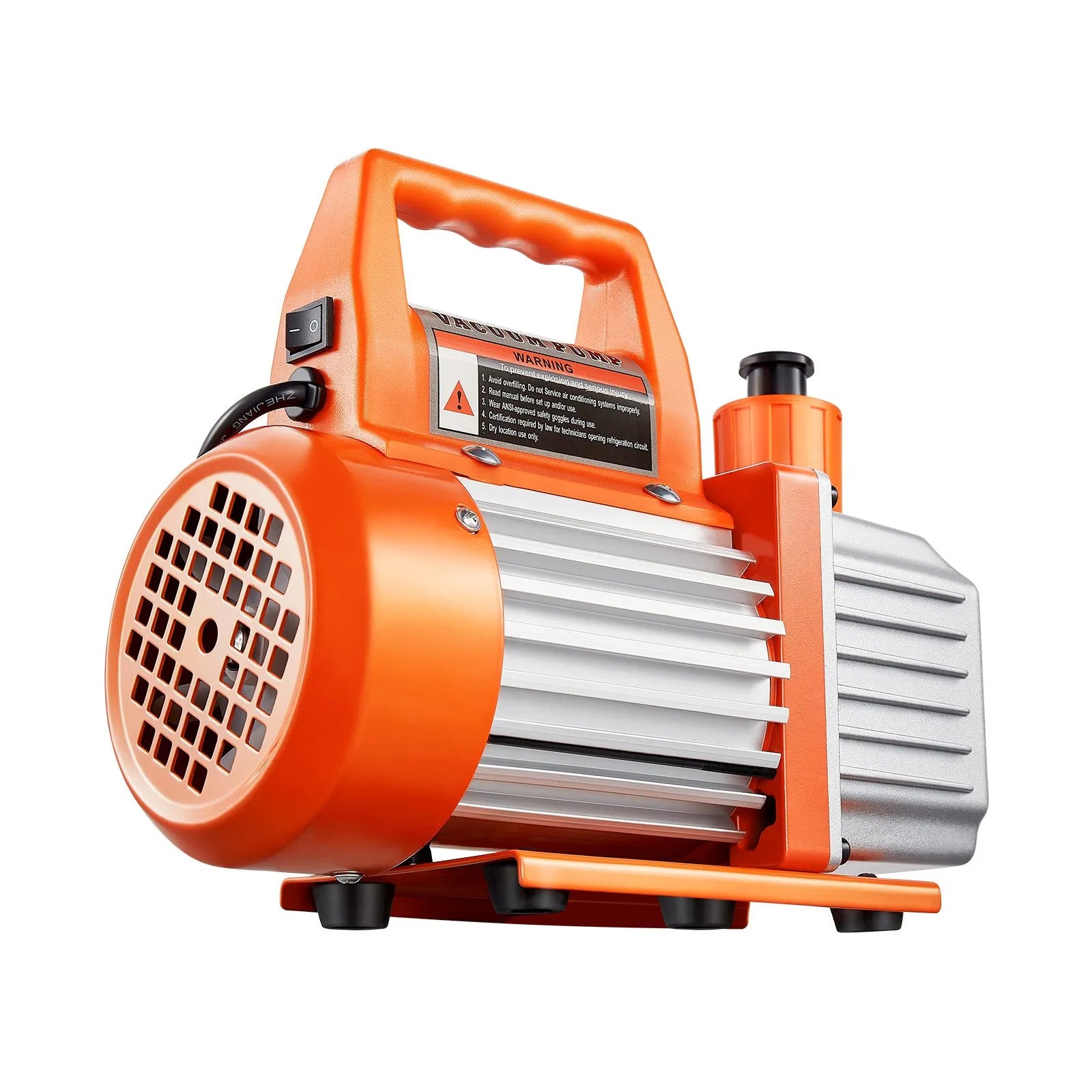 VEVOR 3.5CFM Single Stage Vacuum Pump 3 Gallon Stainless Steel Degassing Chamber