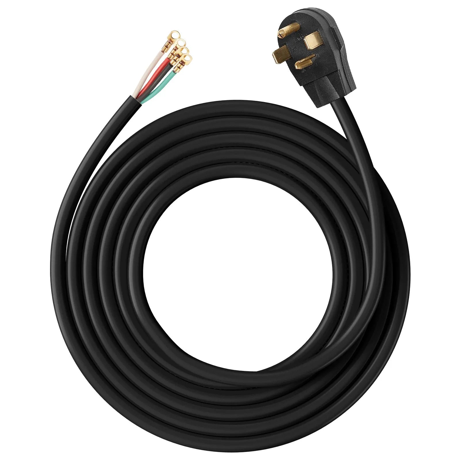 VEVOR 10 ft Dryer Power Cord 4-Prong NEMA 14-30P Dryer Cord w/ Eyelet Connectors