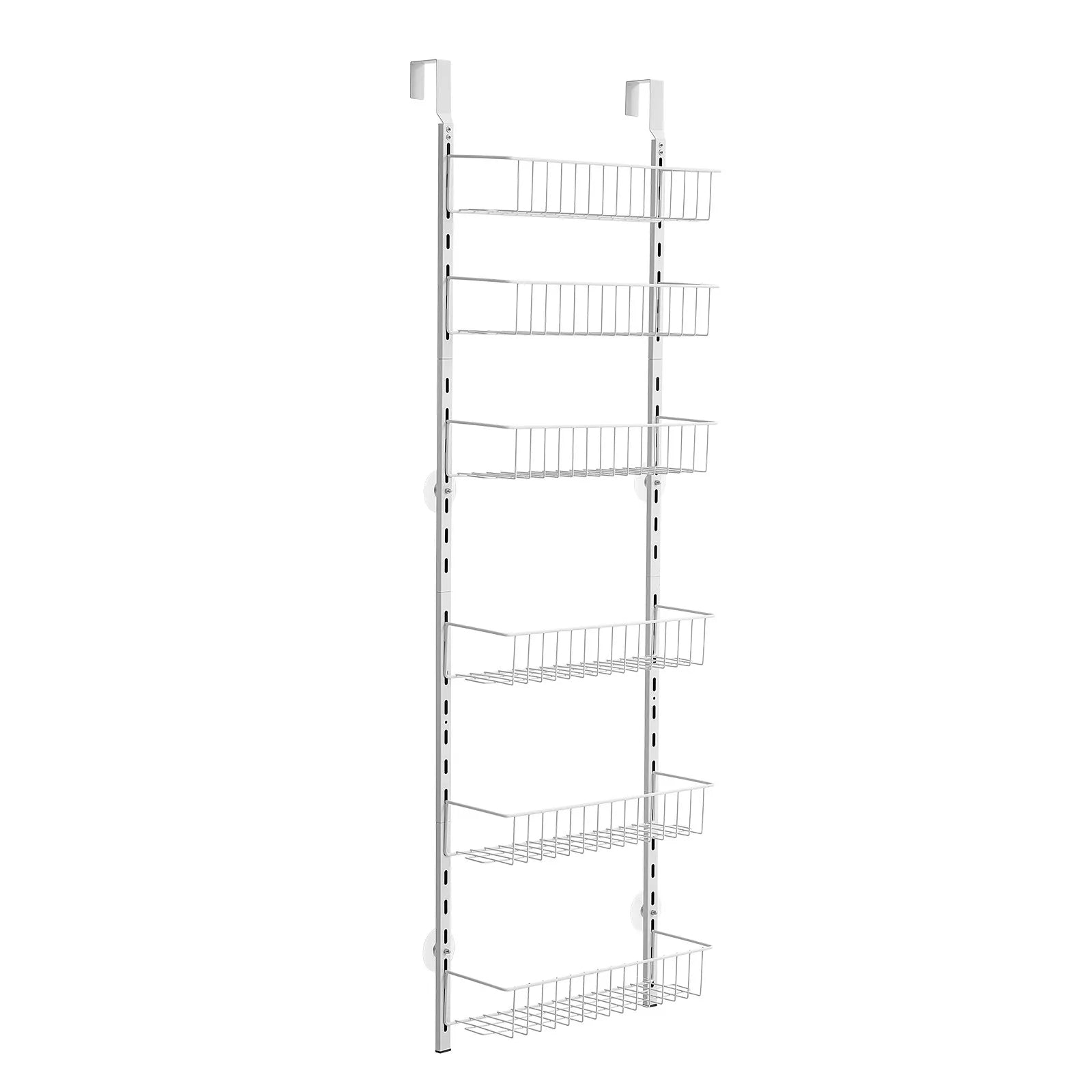 VEVOR 6-Tier Over the Door Pantry Organizer Hanging Storage Rack Adjustable