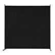 VEVOR 6FT Room Divider Single Panel Fabric Room Screen for Office Bedroom Black