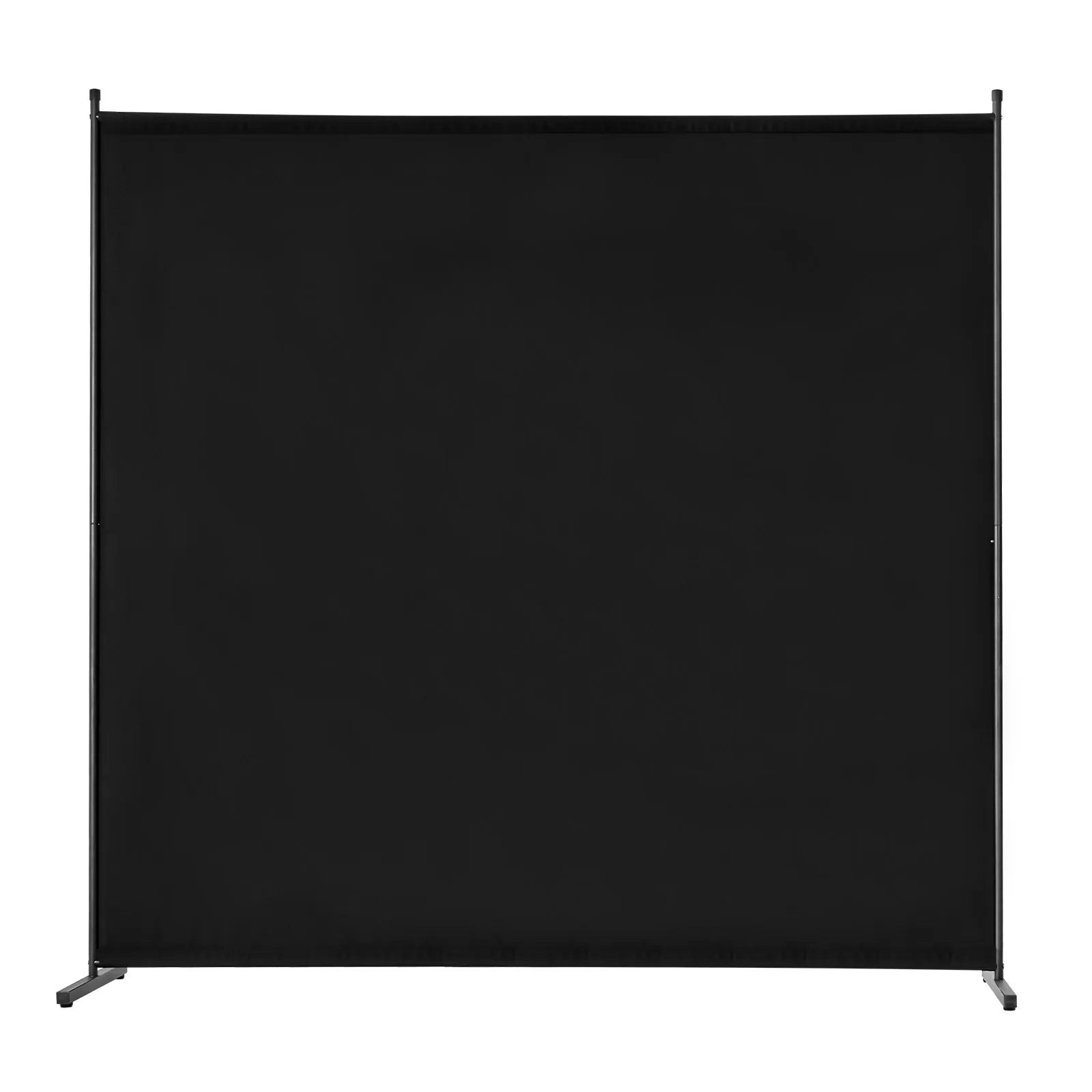 VEVOR 6FT Room Divider Single Panel Fabric Room Screen for Office Bedroom Black