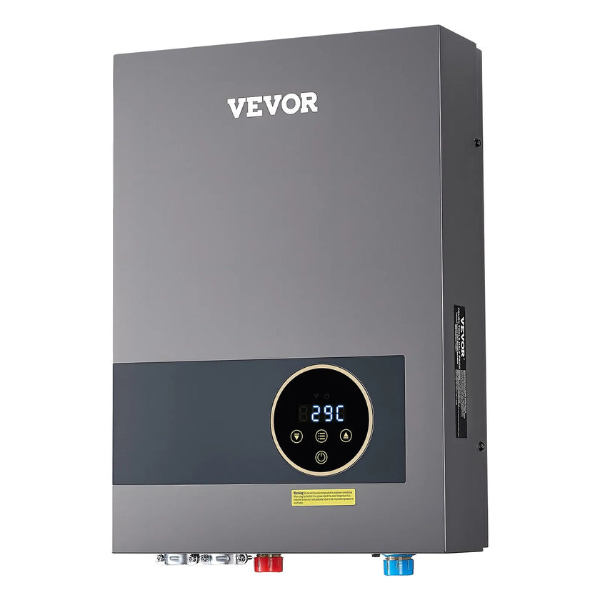 VEVOR 36kW Tankless Electric Water Heater Instant Hot with LCD Child Lock