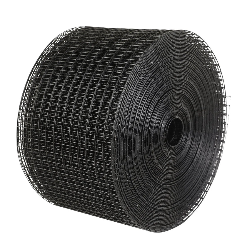 VEVOR 8 inch x 100ft Solar Panel Bird Guard, Critter Guard Roll Kit with Rust-proof PVC Coating, Solar Panel Guard with 50pcs Tire Wires, 1/2 inch Wire Roll Mesh