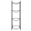 VEVOR 4 Tiers Water Jug Holder Single Row Water Bottle Rack for 4 Bottles Black