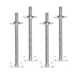 VEVOR 4-Pack Adjustable Leveling Jacks Solid Screw for Baker-Style Scaffolding