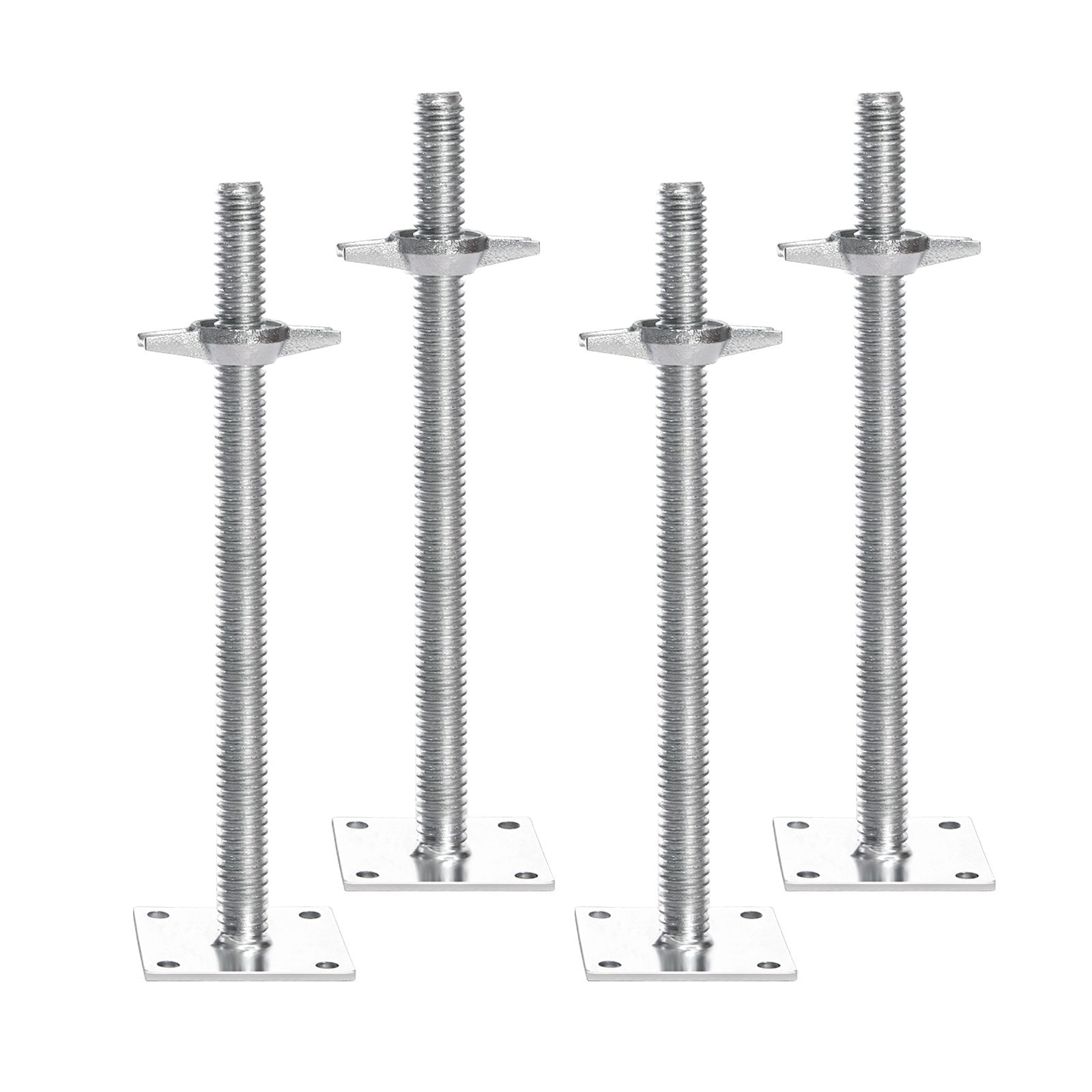VEVOR 4-Pack Adjustable Leveling Jacks Solid Screw for Baker-Style Scaffolding