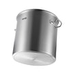 VEVOR 53QT Stainless Steel Stockpot Cooking Kitchen Sauce Pot with Lid Handle