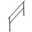 VEVOR 5-6 Handrails for Outdoor for Seniors Porch Deck Black Square Tube Steel